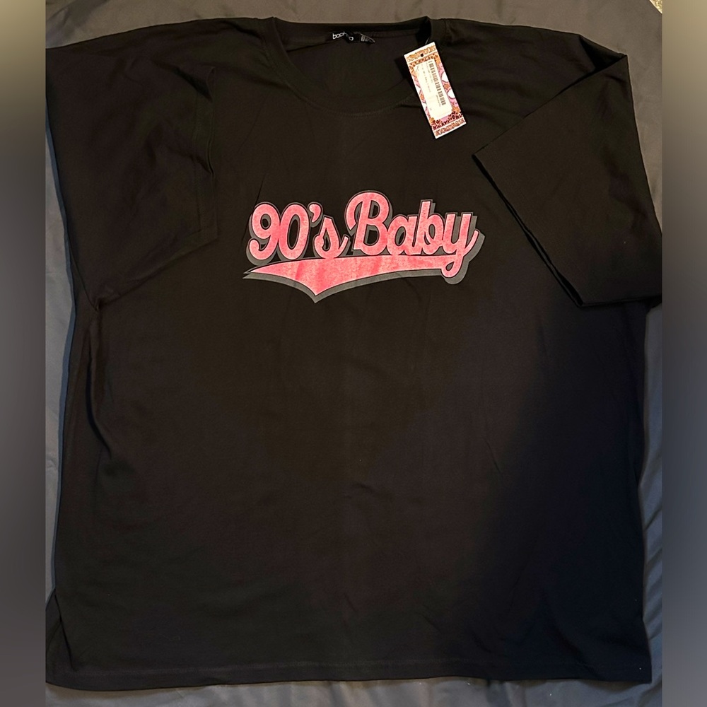 90s Baby Tee 🖤🩷